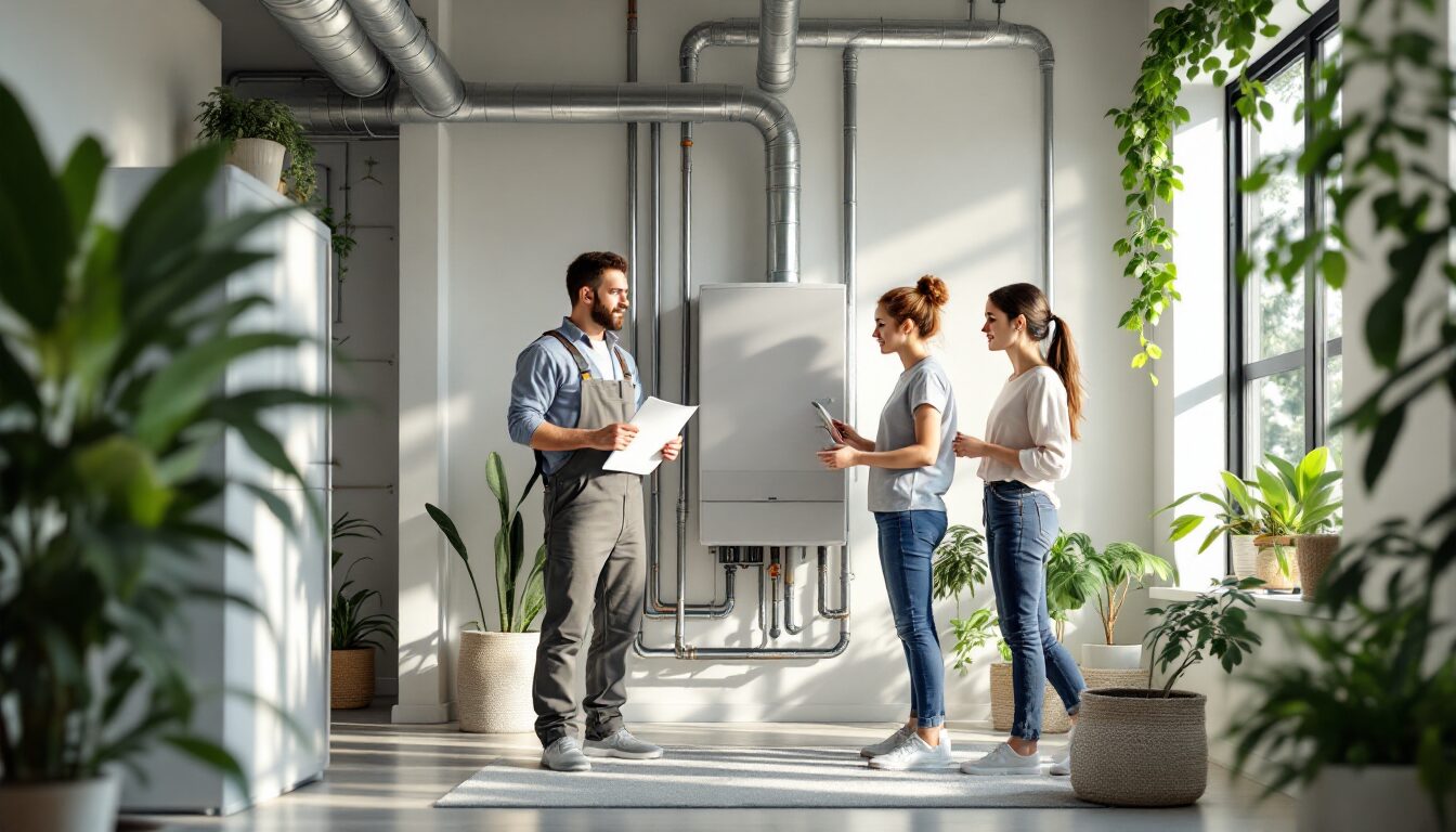 problème évacuation chaudière condensation