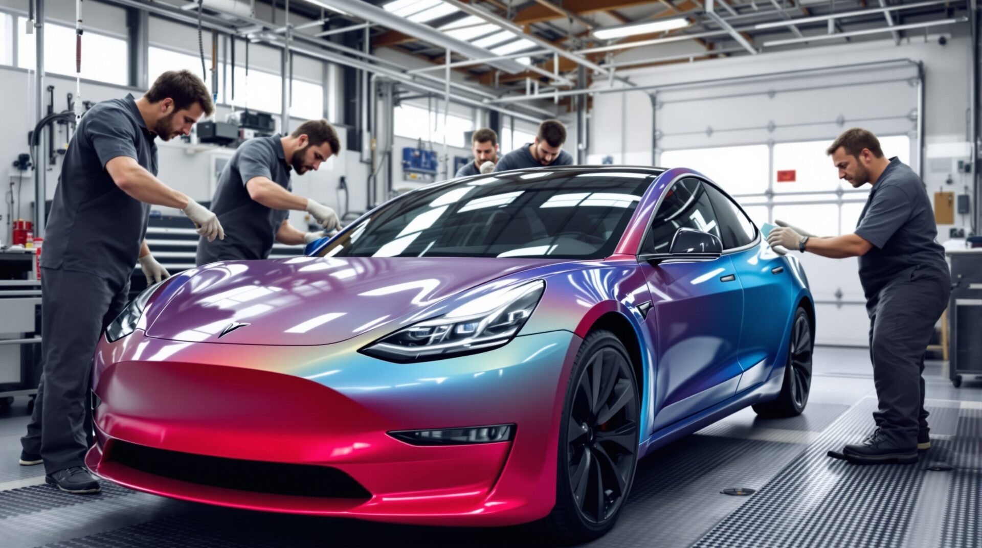 tesla model 3 covering