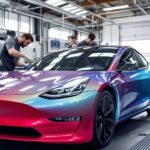 tesla model 3 covering