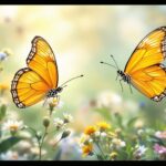 papillon orange france