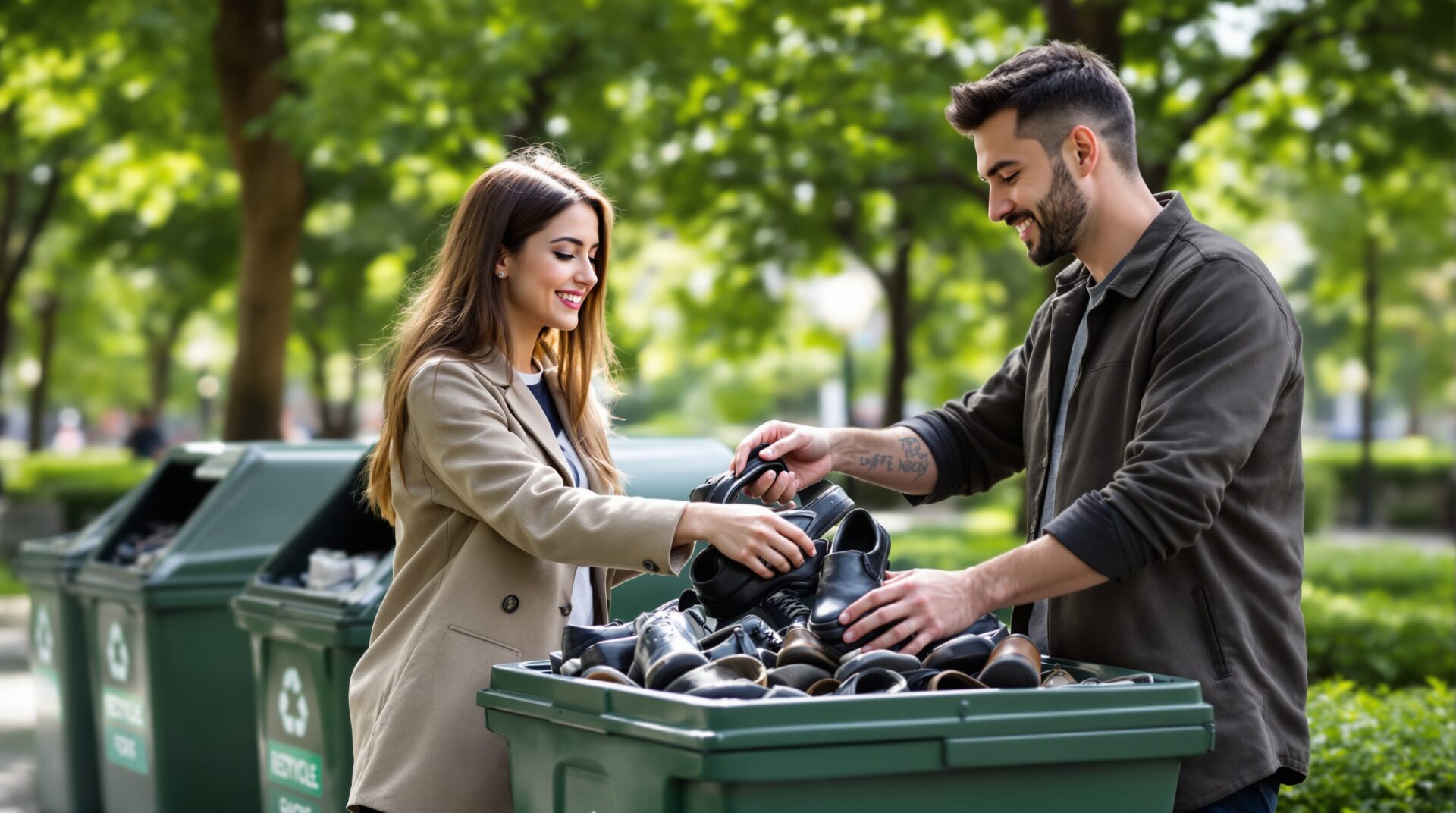 ou jeter des vieilles chaussures