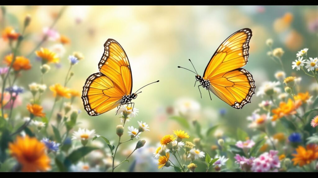 papillon orange france