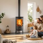 la maison poele a bois