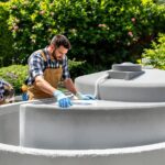 cuve récupération eau de pluie béton