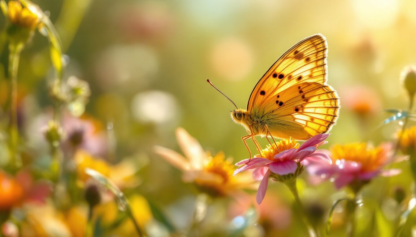 papillon orange france