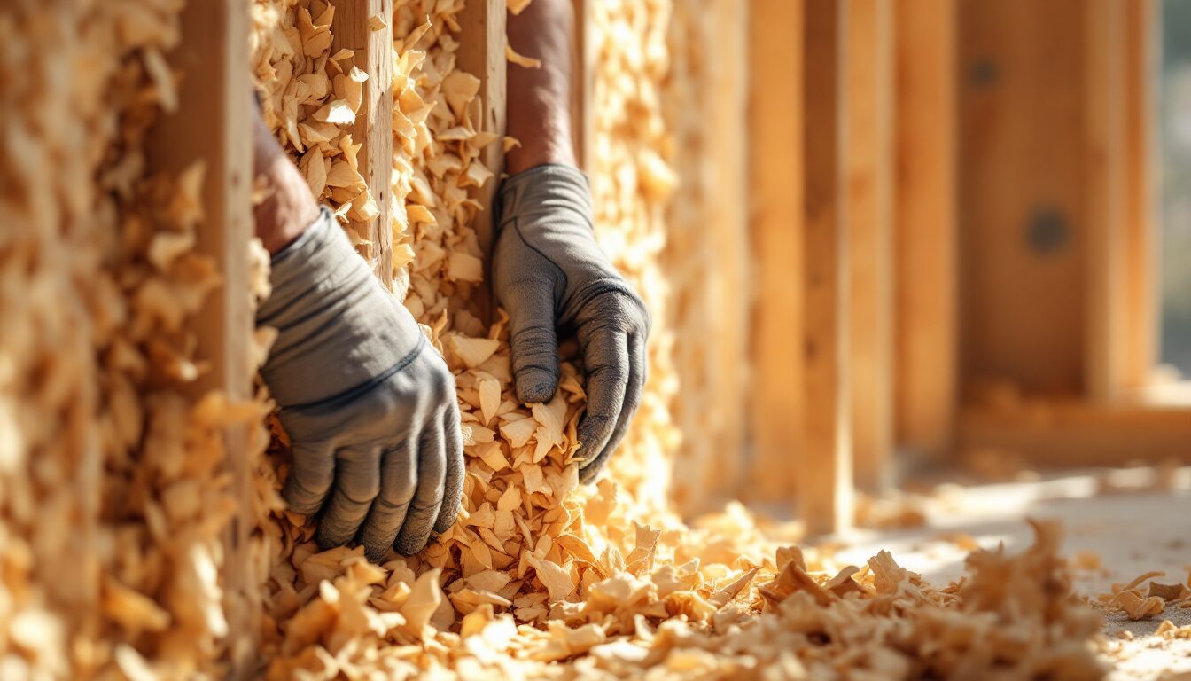 copeaux de bois isolation