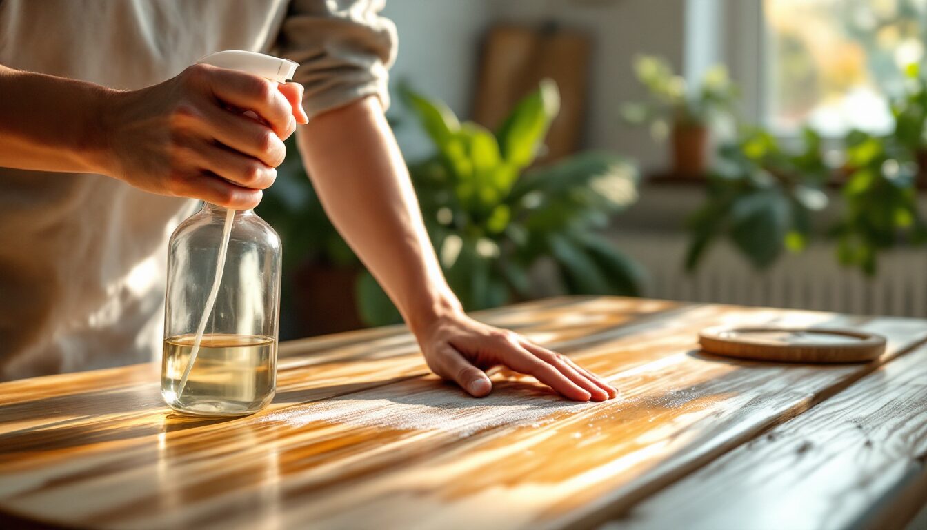 éclaircir bois naturellement