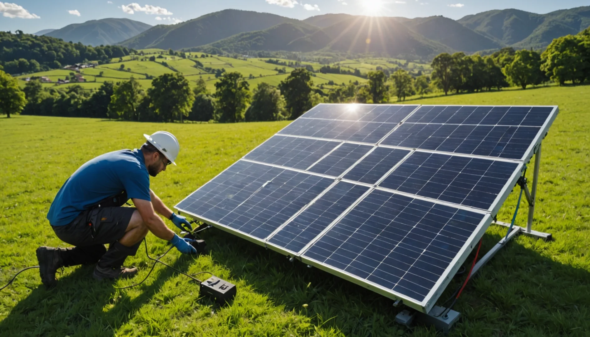 mise a la terre panneau solaire