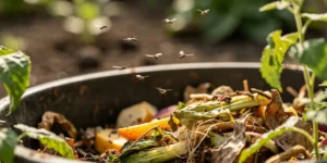 moucheron dans compost