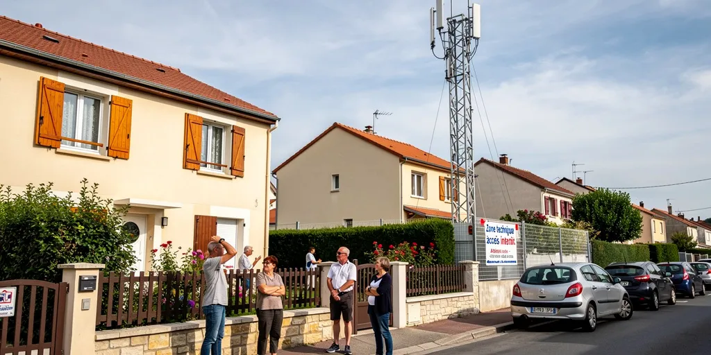 distance minimum entre antenne relais habitation