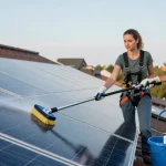 astuce pour nettoyer panneaux solaires