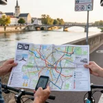 carte piste cyclable tours