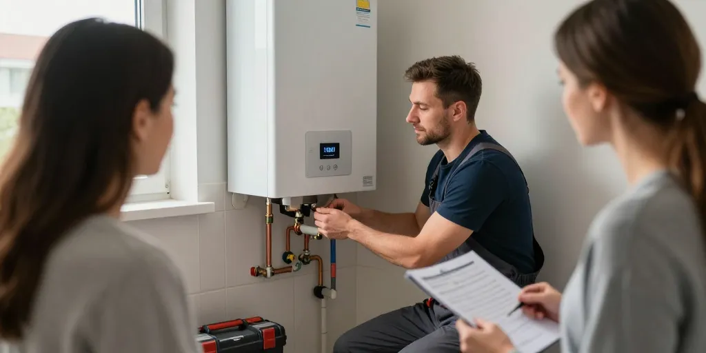 chaudière à condensation installation
