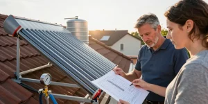 chauffe-eau solaire à thermosiphon