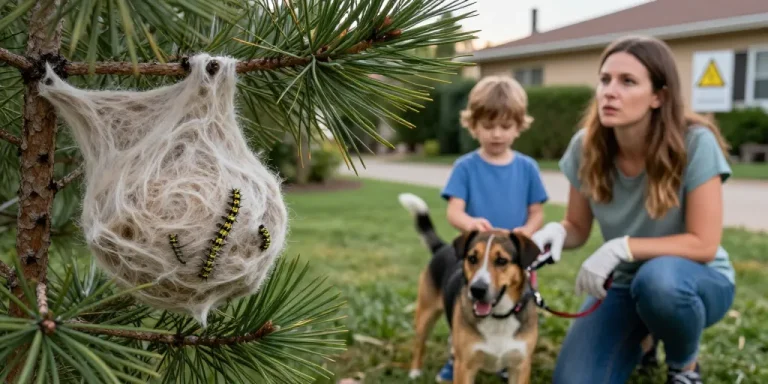 nid chenille processionnaire danger