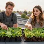 toit végétalisé sedum