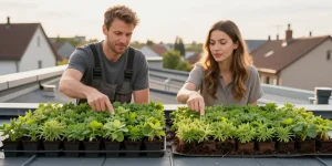 toit végétalisé sedum