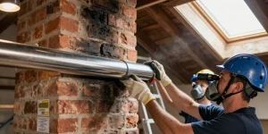 tuber un conduit de cheminee