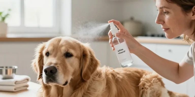 anti-puce chien naturel vinaigre blanc