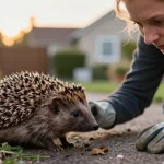herisson dans mon jardin