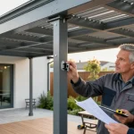 pergola bioclimatique sans poteau