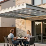 pergola bioclimatique sans poteau