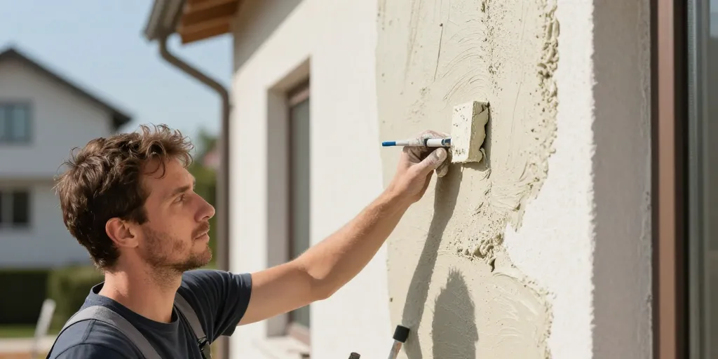 prix au m2 enduit de facade