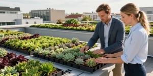 toiture végétalisée sedum