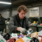 centre de recyclage - déchetterie - de bruges