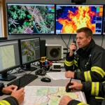 feu de forêt en cours aujourd'hui