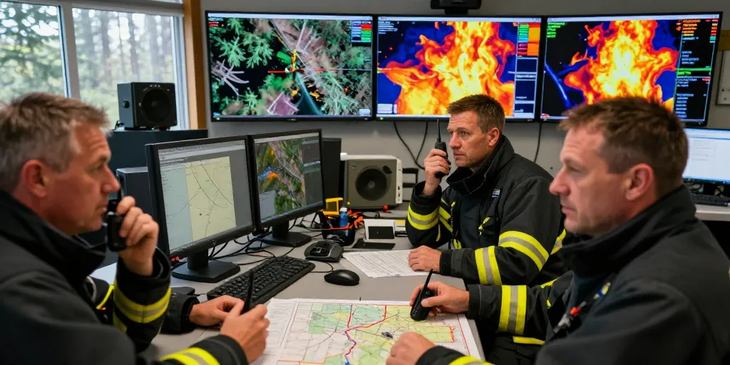 feu de forêt en cours aujourd'hui