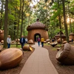 forêt monumentale le monde dans un gland