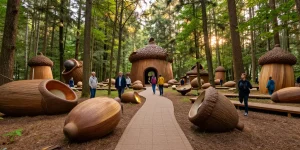 forêt monumentale le monde dans un gland