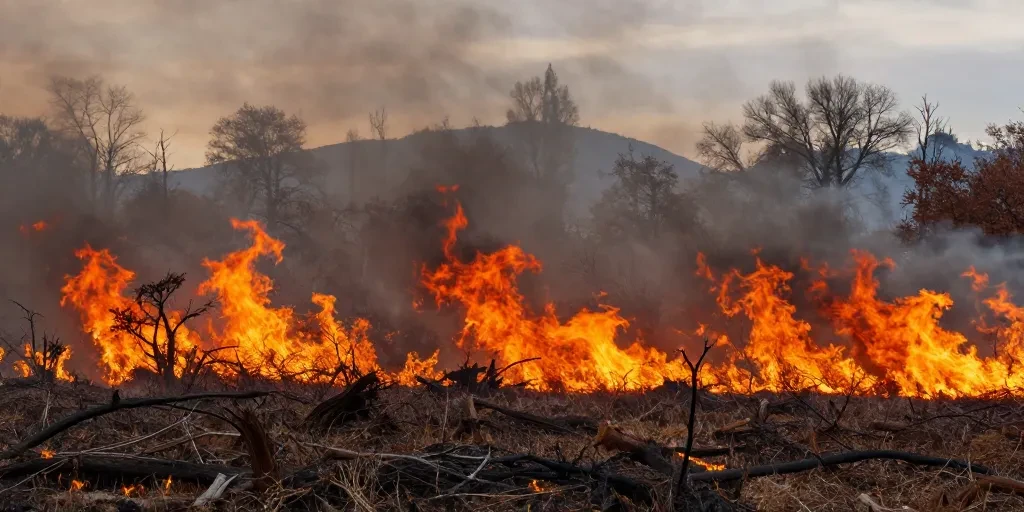 incendie de forêt dans le sud-est des bouches-du-rhône